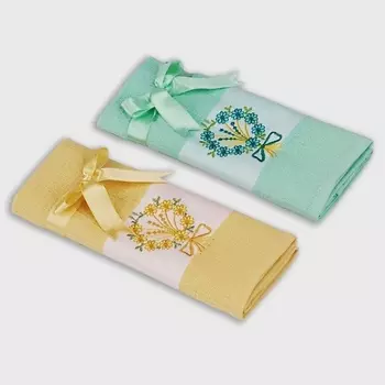 ARYA HOME COLLECTION Кухонное Полотенце Вышивкой Bouquet 45х65