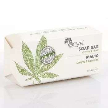ARYA HOME COLLECTION Мыло Ароматерапевтическое Arya с Маслом Семян Конопли Citrus & Hemp 250