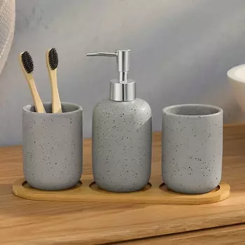 ARYA HOME COLLECTION Набор для ванной из 4 предметов Dia