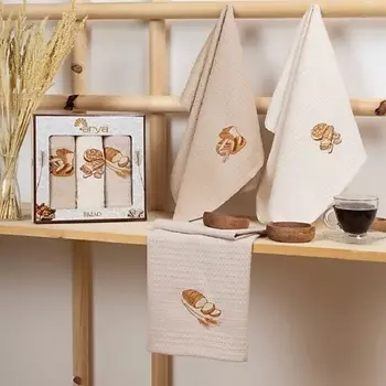 ARYA HOME COLLECTION Набор Кухонных Полотенeц 40X60см Bread