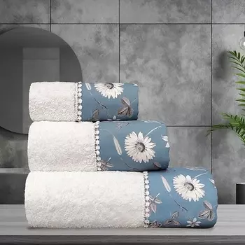 ARYA HOME COLLECTION Набор полотенец 30x50/50x90/70x140 Chamomile