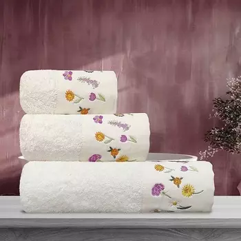 ARYA HOME COLLECTION Набор полотенец 30x50/50x90/70x140 Flores