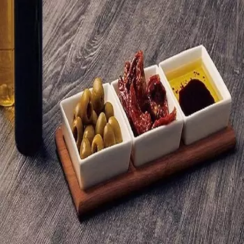 ARYA HOME COLLECTION Набор соусников на подносе 32.5x12x3.5 см