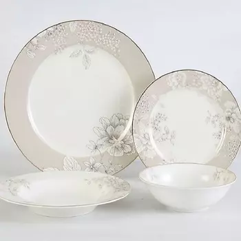 ARYA HOME COLLECTION Набор столовой посуды из Костяного Фарфора Selena