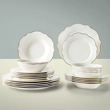 ARYA HOME COLLECTION Набор столовой посуды из костяного фарфора Facile
