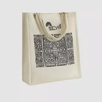 ARYA HOME COLLECTION Натуральная сумка из джута ручной работы Edela 35x40