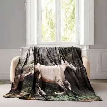 ARYA HOME COLLECTION Плед с принтом 200x220 Horse