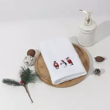 ARYA HOME COLLECTION Полотенце с Вышивкой Рождество 40x60 Penguins