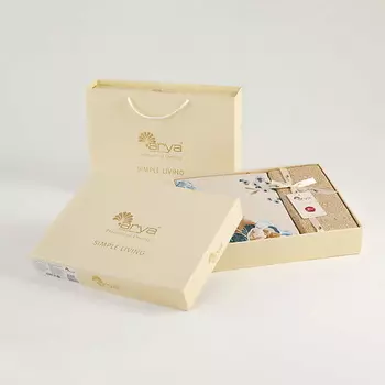 ARYA HOME COLLECTION Постельное Белье Simple Living Семейное Laurette