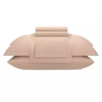 ARYA HOME COLLECTION Постельное белье Бамбук Tencel 2 сп. Arty 200x220 см Бежевый