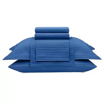 ARYA HOME COLLECTION Постельное белье Vip из Страйп Сатина Семейное 160x220 Бежевый