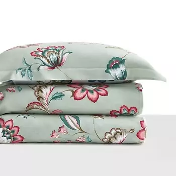 ARYA HOME COLLECTION Постельное белье Simple Living из Печатного Сатина 160x220 Moss