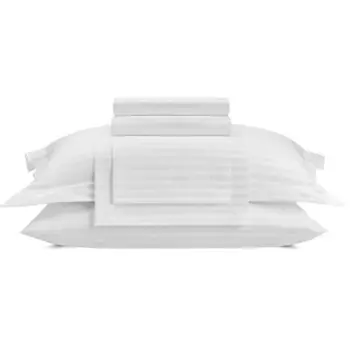 ARYA HOME COLLECTION Постельное белье Vip из Страйп Сатина 1.5 Сп. 160x220 Белый
