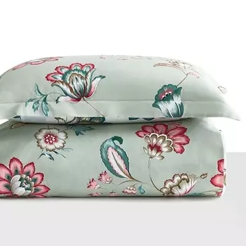 ARYA HOME COLLECTION Постельное белье Simple Living из Печатного Сатина . 160x220 Moss