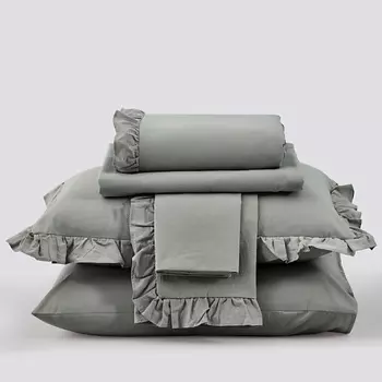 ARYA HOME COLLECTION Постельное Белье Natural Stone Washed из сатина Valensiya