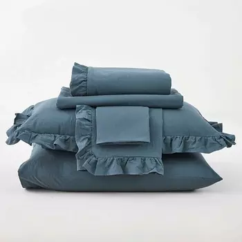 ARYA HOME COLLECTION Постельное Белье Natural Stone Washed из сатина Valensiya