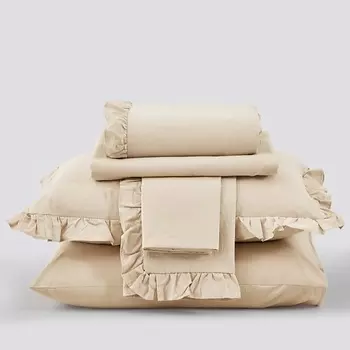 ARYA HOME COLLECTION Постельное Белье Natural Stone Washed из сатина Valensiya