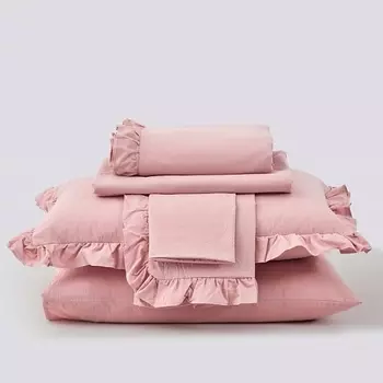 ARYA HOME COLLECTION Постельное Белье Natural Stone Washed из сатина Valensiya