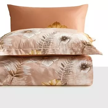 ARYA HOME COLLECTION Постельное белье Alamode Сатин Семейный 160x220 Calendula оранжевый