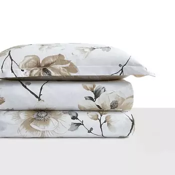 ARYA HOME COLLECTION Постельное белье Simple Living из Печатного Сатина Семейное Misty