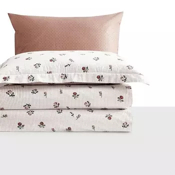 ARYA HOME COLLECTION Постельное белье Alamode Сатин 1,5 Сп. 160x220 Scarlet Сухая роза