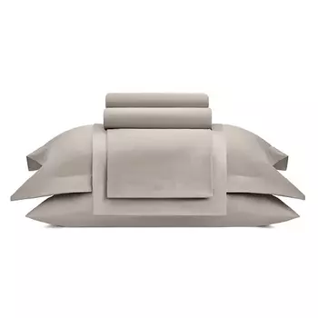 ARYA HOME COLLECTION Постельное белье Vip из Однотонного Сатина 1.5 Сп. 160x220 Бежевый
