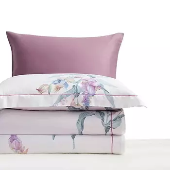 ARYA HOME COLLECTION Постельное Белье Exclusive 1,5 Сп. 160X220 Calantha Белый, Сиреневый