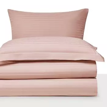 ARYA HOME COLLECTION Постельное белье Vip из Страйп Сатина 1.5 Сп. 160x220 Персиковый