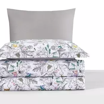 ARYA HOME COLLECTION Постельное белье Diamond Сатин 1,5 Сп. 160x220 Fine Серый