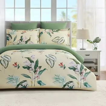 ARYA HOME COLLECTION Постельное Белье Alamode Сатин Семейный 160X220 Henna Зеленый