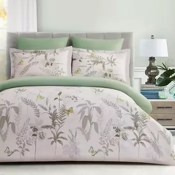 ARYA HOME COLLECTION Постельное Белье Alamode Сатин 2 Сп. 200X220 Secret Garden Зеленый