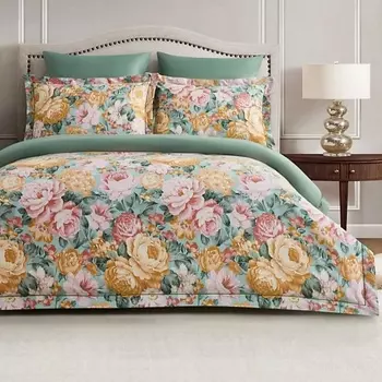 ARYA HOME COLLECTION Постельное Белье из Сатина Exclusive 1,5 Сп. 160x220 Charm Зеленый