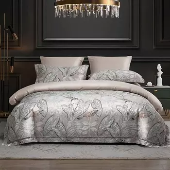 ARYA HOME COLLECTION Постельное белье Diamond Сатин 2 Сп. 200x220 Tori Серый