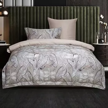 ARYA HOME COLLECTION Постельное белье Diamond Сатин 1,5 Сп. 160x220 Tori Серый
