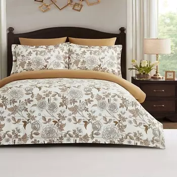 ARYA HOME COLLECTION Постельное Белье из Сатина Exclusive 1,5 Сп. 160x220 Cherish Белый