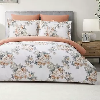 ARYA HOME COLLECTION Постельное белье Alamode 2 Сп. 200x220 Bloom Коралловый