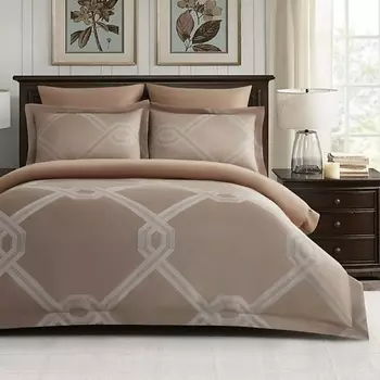 ARYA HOME COLLECTION Постельное Белье Arya Majestik Бамбук Семейный 160x220cм Illude Золотой