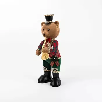 ARYA HOME COLLECTION Рождественское украшение Musician Bear Pipe