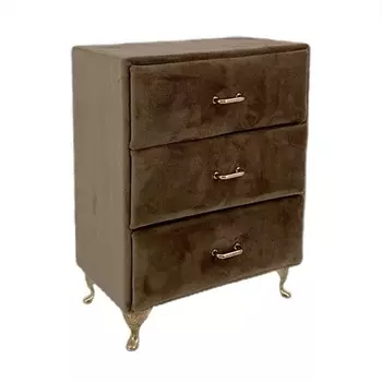 ARYA HOME COLLECTION Шкатулка для Украшений из Велюра Duru