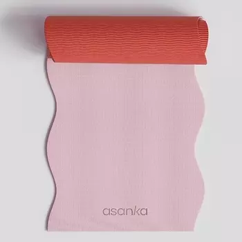 ASANKA Коврик для йоги и фитнеса волнистый