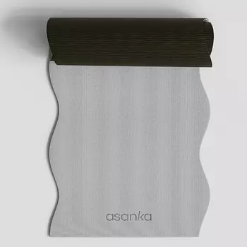 ASANKA Коврик для йоги и фитнеса волнистый