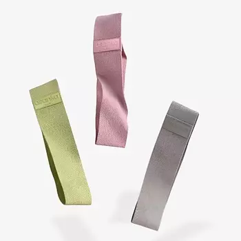 ASANKA Набор тканевых фитнес-резинок 3 шт