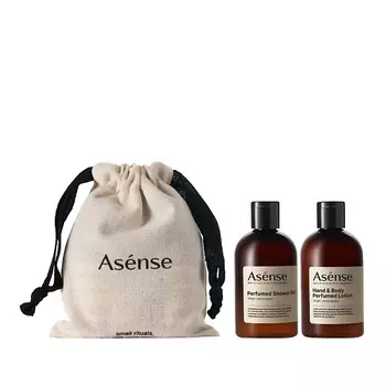 ASENSE Подарочный набор Лосьон для тела и Гель для душа в брендированном мешочке Virgin Lemongrass