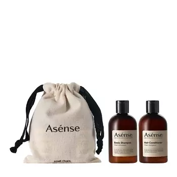 ASENSE Подарочный набор Шампунь и Кондиционер для волос в брендированном мешочке Virgin Lemongrass