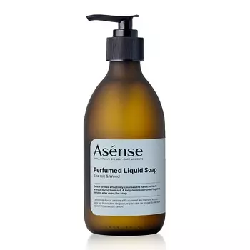 ASENSE Жидкое мыло парфюмированное для рук и тела аромат морская соль и хвойное дерево