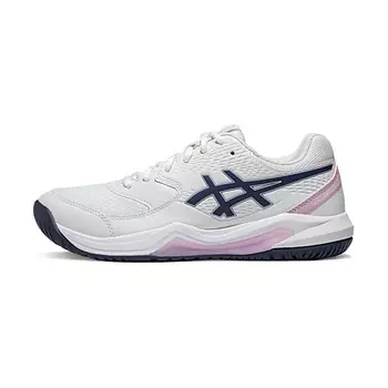 ASICS Кроссовки Gel Dedicate 8 Abrasion Resistant Low Top Tennis Shoes Women's White Blue