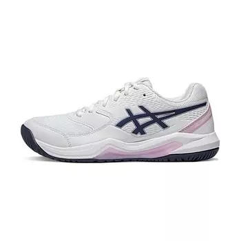 ASICS Кроссовки Gel Dedicate 8 Abrasion Resistant Low Top Tennis Shoes Women's White Blue
