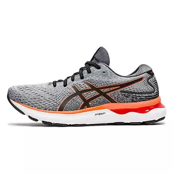 ASICS Кроссовки Gel Nimbus 24 Sheet Rock Grey Shocking Orange