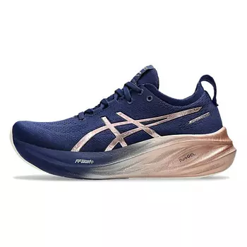 ASICS Кроссовки Гель Nimbus 26 Беговые Низкие Синее золото Женские