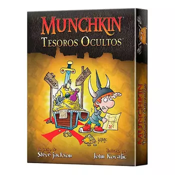 ASMODEE Настольная игра на испанском языке Munchkin Tesoros Ocultos Board Game Spanish